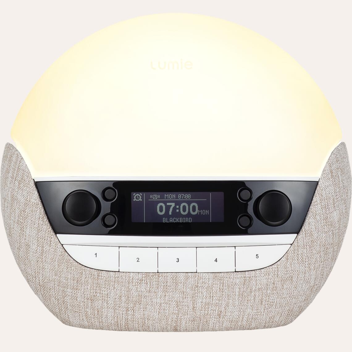 Lumie® Bodyclock Luxe 700FM SAD Wakeup Light Alarm Clock